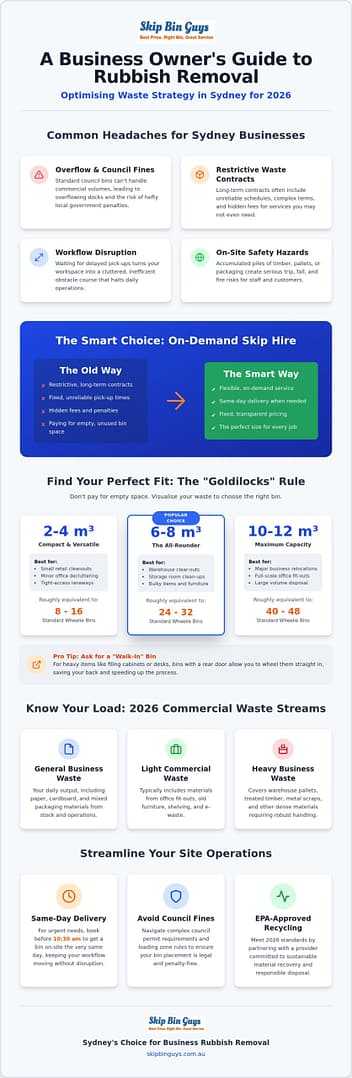 Professional Business Rubbish Removal Sydney: The 2026 Commercial Guide