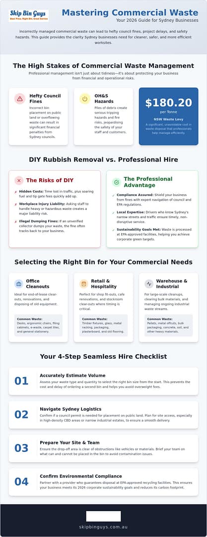 Commercial Skip Bin Hire Sydney: The 2026 Business Waste Guide