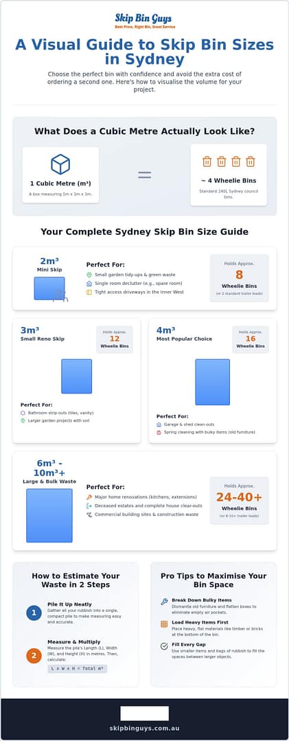 Skip Bin Sizes Sydney: The 2026 Ultimate Guide to Choosing the Right Bin