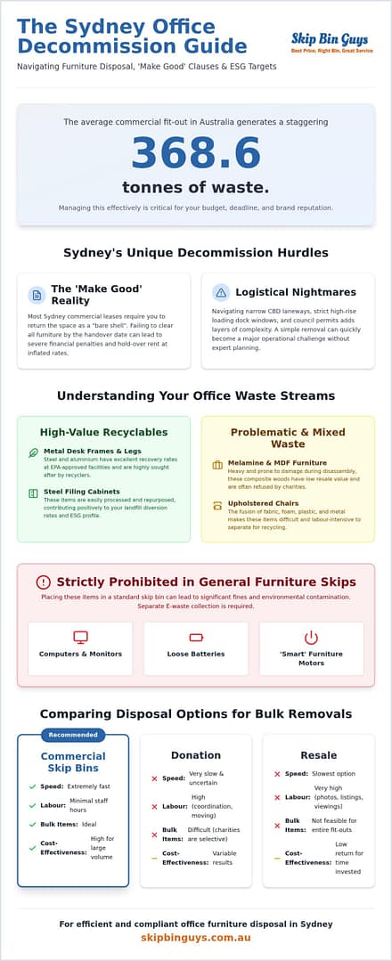 Office Furniture Disposal Sydney: The 2026 Business Guide to Efficient Decommissions