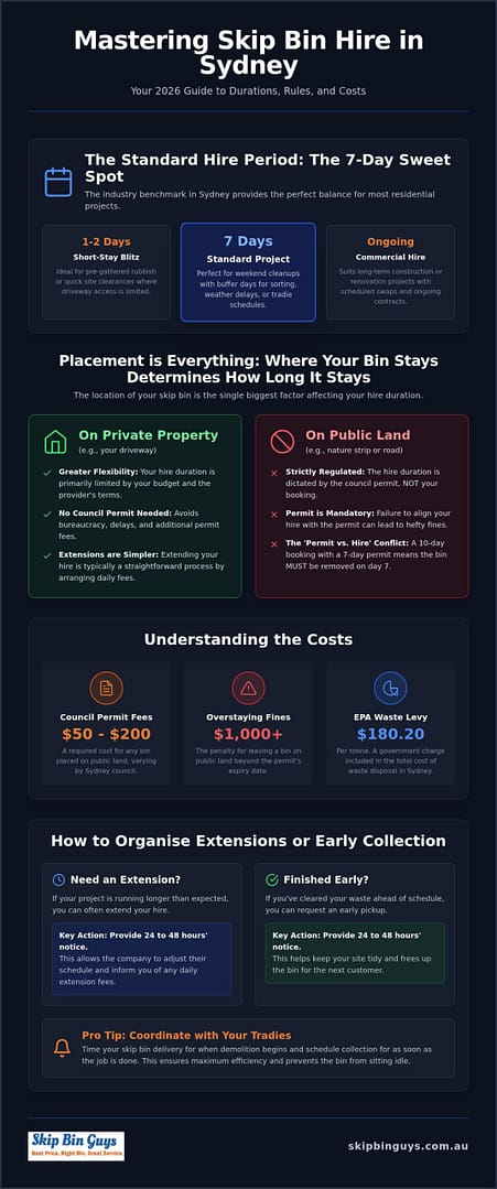 How Long Can You Keep a Skip Bin? The 2026 Sydney Hire Guide