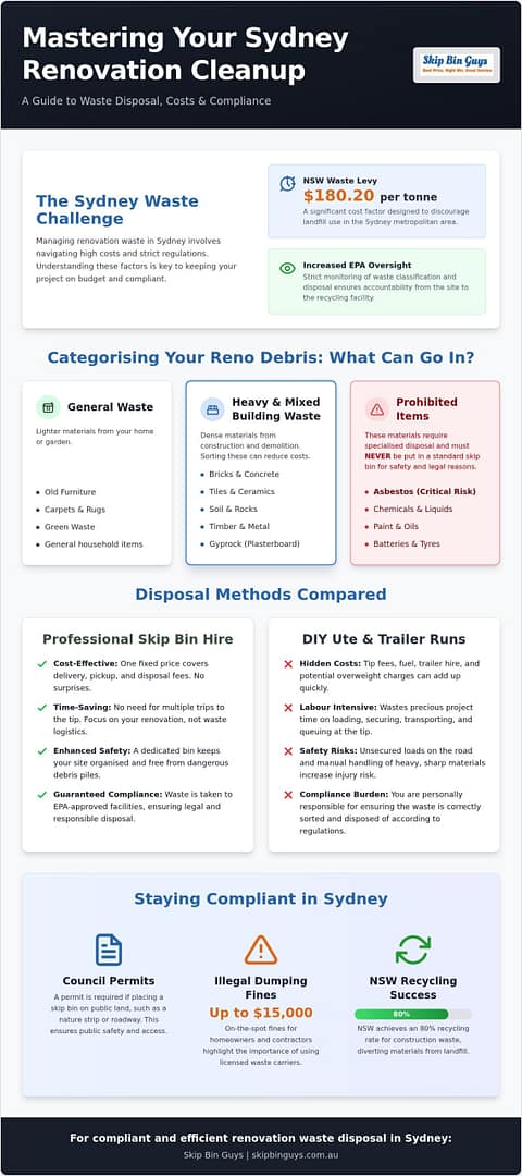 Renovation Waste Disposal Sydney: The Complete 2026 Guide