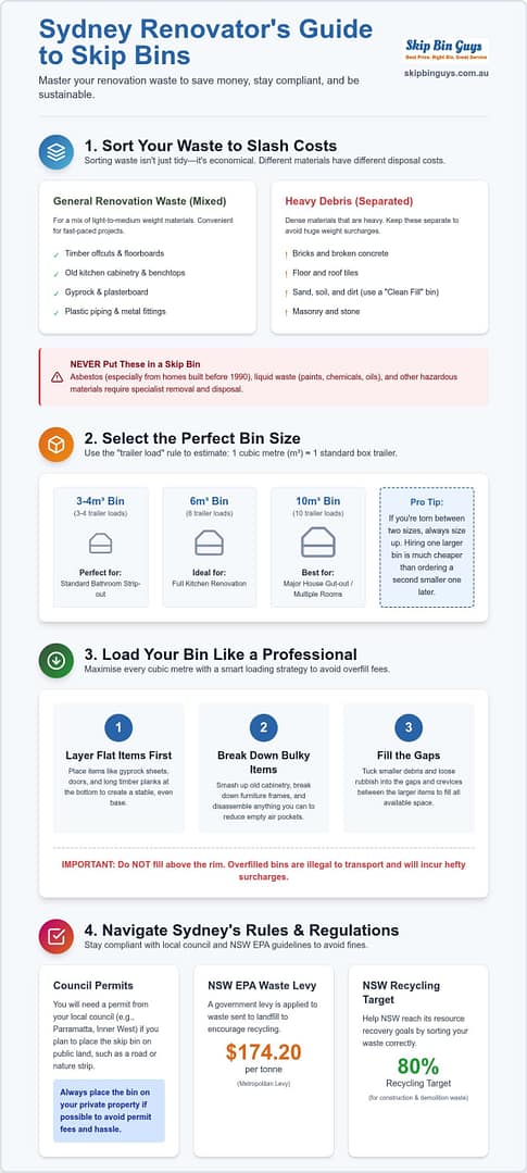 Skip Bin for Renovation Waste: The Ultimate 2026 Sydney How-To Guide
