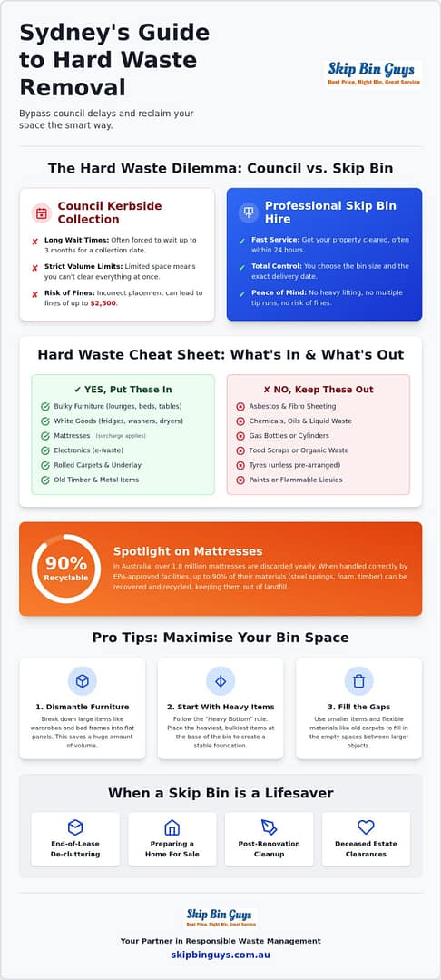 Hard Waste Skip Bin Hire: The Complete 2026 Sydney Guide