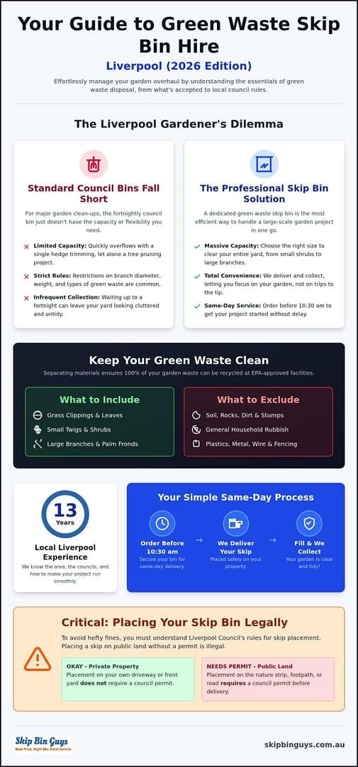 Green Waste Skip Bin Hire Liverpool: The Complete 2026 Garden Guide