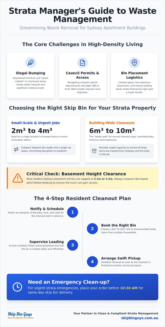 Strata & Apartment Building Waste Removal Sydney: The Manager's Guide