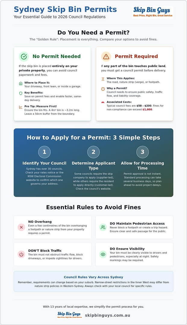 Sydney Skip Bin Permits: The Complete 2026 Guide to Council Rules