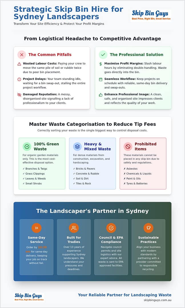 Skip Bin Hire for Sydney Landscapers: 2026 Guide