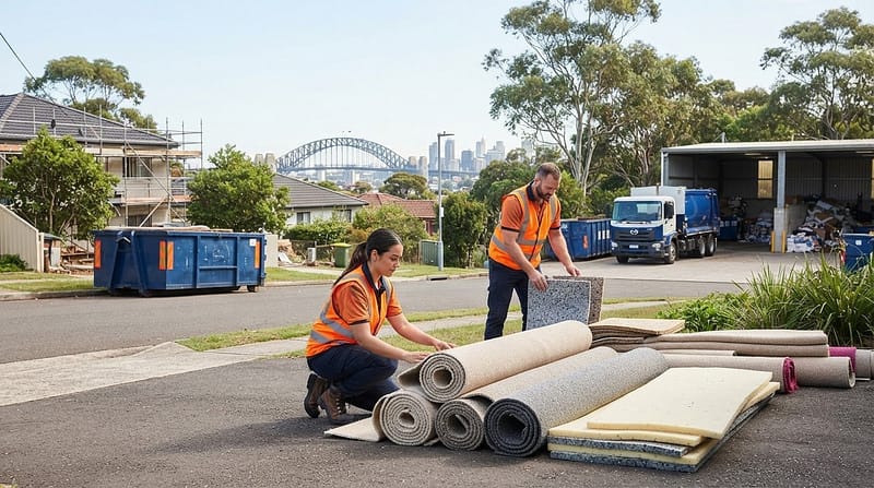How to Dispose of Old Carpet in Sydney: Reuse, Council Clean-Up or Skip Bin?